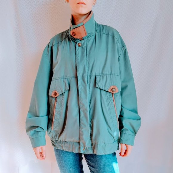 Vintage turquoise coat - Picture 4 of 16